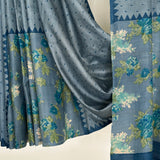 Veena Petal Twist Tussar Saree - Blue