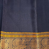 Kimaya swan and paisley silk saree