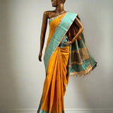 Kimaya paisley border silk saree
