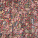 Forest Raga Tussar Kalamkari Saree - Maroon