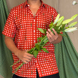 Flowerbed Canopy Embroidered Shirt - Picnic