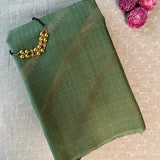 Sequinned matka organza saree