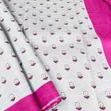 Mila little flowers kanchi silk saree