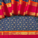 Sumangala Paisleys Kanchipuram Silk Saree - Blue
