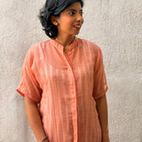 Kota Peach Overlay Dress