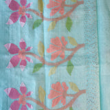 Organza jamdani saree