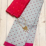 Mila little flowers kanchi silk saree