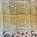 Ombre tussar handpainted saree