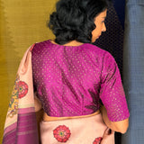 Sparkler Sequin Silk Blouse - Amethyst