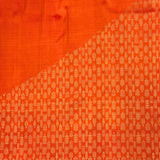 Nihira Terraced Fields Kanchipuram Silk Saree - Orange