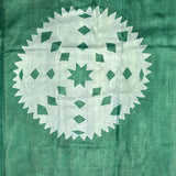 Veena Foliate Tussar Saree - Blue