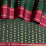 Meera Dark Green Kanchipuram Silk Saree