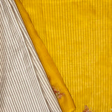 Mishrita Embroidered Colour Block Organza Saree