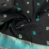Kimaya swan and paisley silk saree