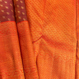 Trayi Violet Kanchipuram Silk Saree
