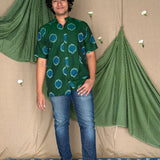Elements Lagoon Ikat Shirt - Jungle