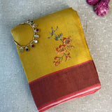 Maya floral tussar saree