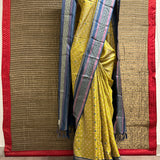 Mila Diamond Duo Thread Woven Border Silk Saree