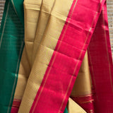 Mohana Ganga Jamuna Bordered Kanchi Silk Saree - Red