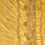 Tussar hand embroidered saree
