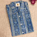 Blue Petunia Men's Shirt