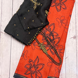 Mila floral kanchi silk saree
