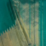 Nihira temple bordered kanchipuram silk saree