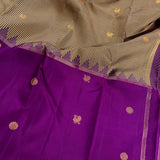 Trayi microchecked kanchi silk saree