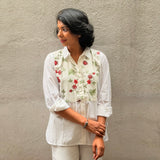 Rosette Cross-Stitch Shirt