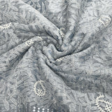 Organza chikankari saree