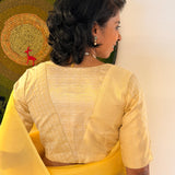 Jwala Silk Blouse - Cream