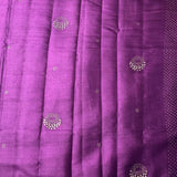 Tussar mukaish work saree