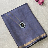 Tussar pettipoint saree