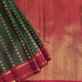 Meera Dark Green Kanchipuram Silk Saree