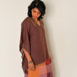 Elements Embroidered Kaftan - Sand