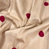 Veena polka tussar saree