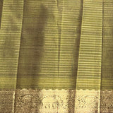 Trayi Olive Kanchipuram Silk Saree