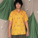 Flowerbed Canopy Embroidered Shirt - Sunshine