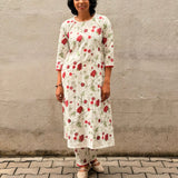 Rosette Embroidered Coord Set