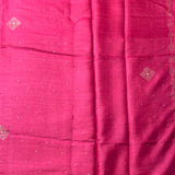 Tussar mukaish work saree