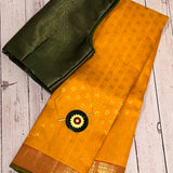 Sumangala Lemon Zest Kanchipuram Silk Saree