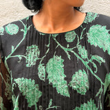 Pleated Chiffon Dress