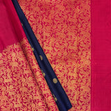 Ranya Vanasingaram Pallu Kanchi Silk Saree - Navy