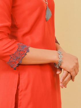 Classic silk kurta