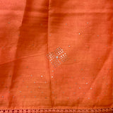 Tussar mukaish work saree