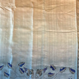 Ombre tussar handpainted saree