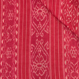 Temple Bordered Tussar Silk Saree - Red