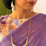 White brass necklace