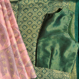 Mila Foliage Dots Kanchipuram Silk Saree