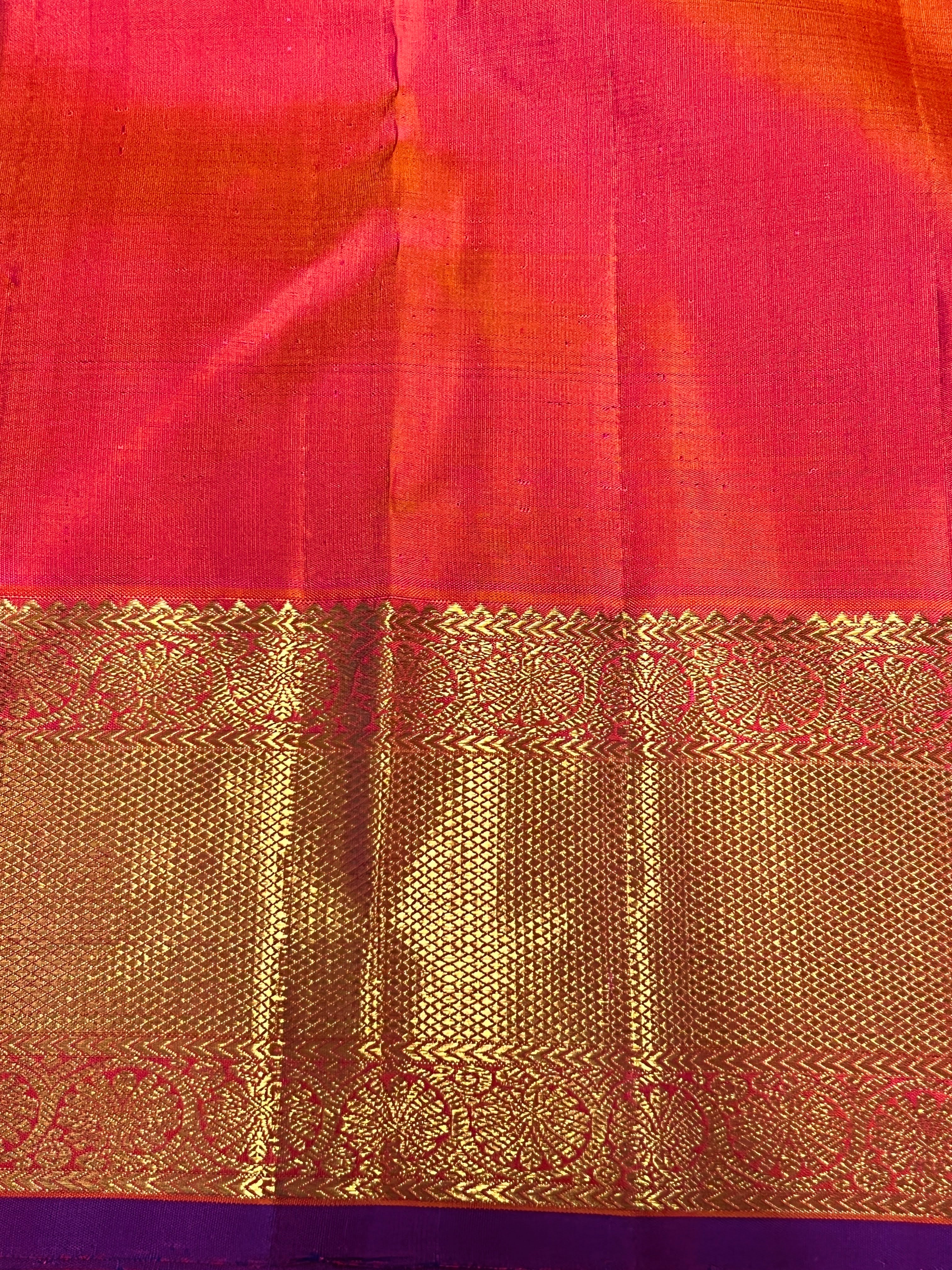 Sumangala rudraksh bridal Kanchipuram silk saree